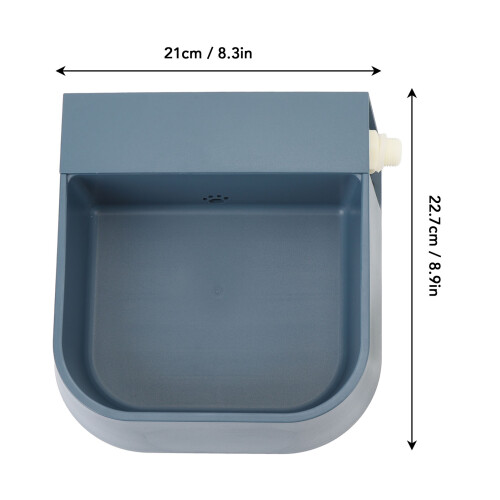 Dog Automatic Water Dispenser Bowl 22.7x21cm Cap 1