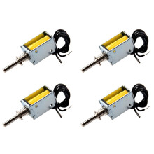 4X 4.5V 40g/2mm Electro-Aimant A Solenoide de Traction et Posse D'Actuateur A Cadre Ouvert