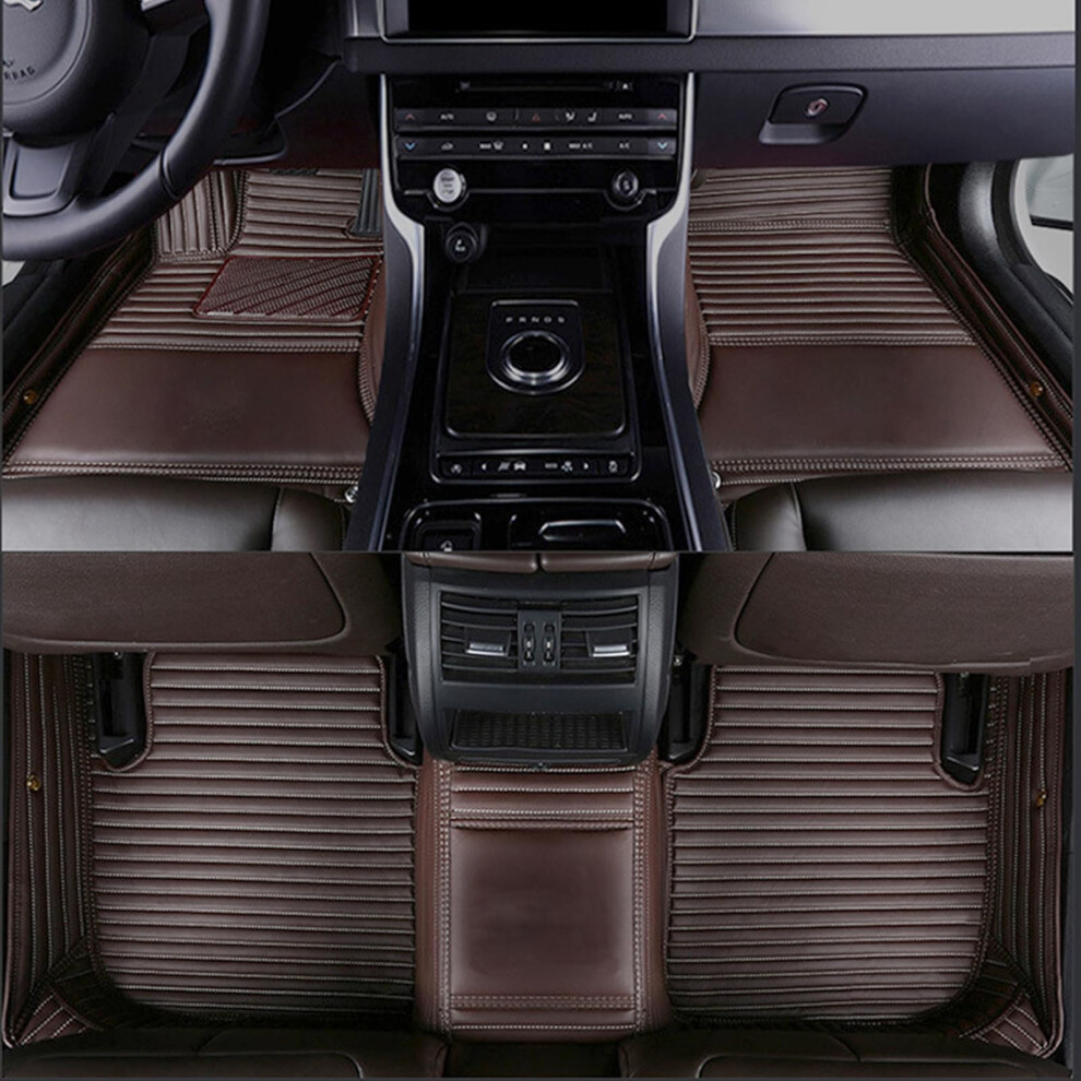 Car Floor Mats For Vw Golf Mk7 20122019, Custom Leather Waterproof Nonslip Coffee Liners 9771547101420