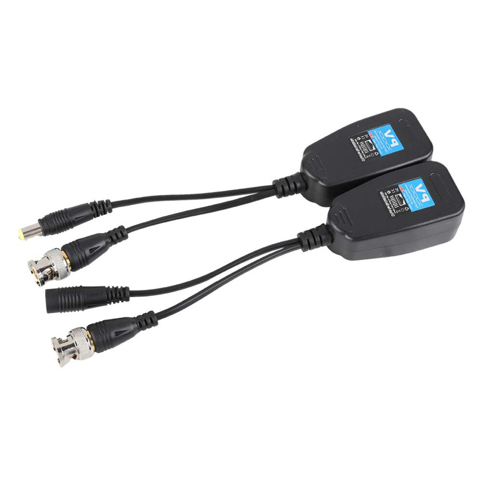 Hd Passive Cctv Video Balun Bnc To Utp Transceiver With Lightning Protection For Ahd Tvi Cvi Cvbs 9169991103181
