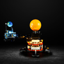 LED Light Kit for Technic 42179 Planet Earth and Moon Model with Realistic Night Illumination