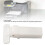 10Pcs ADF Hinge Unit White CLX3170/3175/3185/3305 3