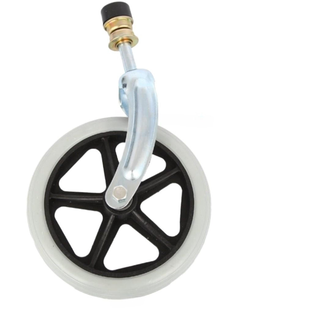 Walker Replacement Wheels with Solid Rubber, WearResistant AntiSlip Tread, Universal Fit for Rollator