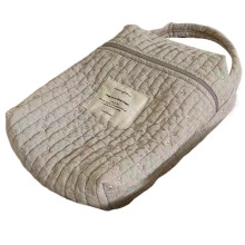 Diaper Bag Organizer, Diaper Caddy, Cotton Nursery Bag, Quilted Diaper Bag