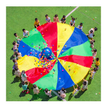 Kids Play Parachute 8m Large Diameter with Storage Bag for Teamwork and Coordination Games