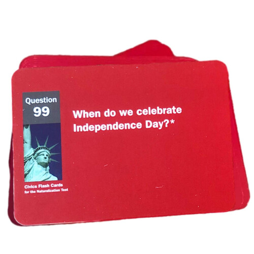 US Citizenship Test 2024 Flash Cards with Complete 100 QA Coverage for Naturalization Interview 2