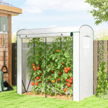 Outsunny Mini Greenhouse, Portable Indoor Outdoor Green House with PE Cover