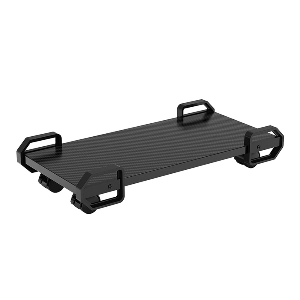 Adjustable Computer Tower Stand With Wheels, Improved Airflow Cpu Holder Cart For Desktop, Small 9330225617150
