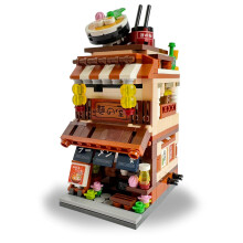 Mini Building Blocks Japanese Noodle 412 PCS PalmSized Ramen Cafe Model Kit for Adults