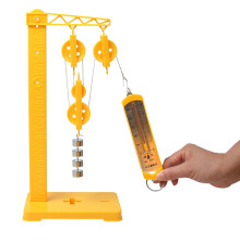 Physics Experiment Kit Pulley and Lever Set Classroom Mechanics Lab with Dynamometer for Students