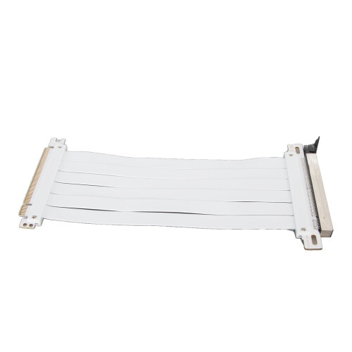 40cm PCIE 3.0 X16 GPU Extender Cable White 1