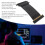 High-Speed PCIE 4.0 X16 Riser Cable 40cm Flexible GPU Extension Black 6