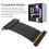 High-Speed PCIE 4.0 X16 Riser Cable 40cm Flexible GPU Extension Black 7