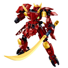 Samurai Mech Building Blocks 236pcs Poseable Robot Model Kit with Swords and Openable Cockpit
