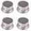 4X Kitchen/Bathroom Faucet Sprayer Strainer Tap Filter---White and Silver 2