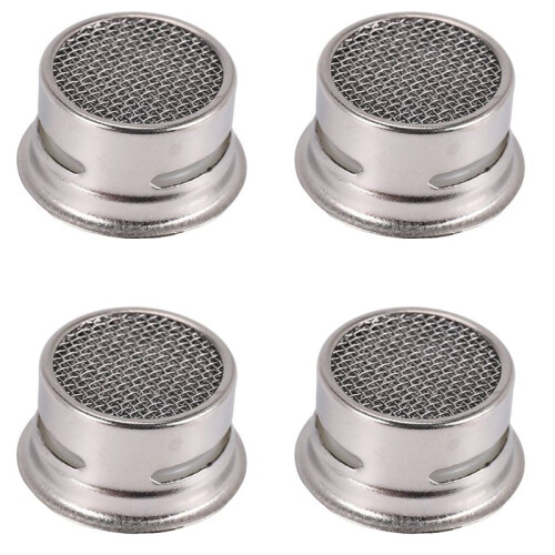 4X Kitchen/Bathroom Faucet Sprayer Strainer Tap Filter---White and Silver