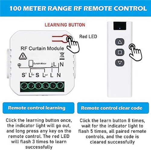 2X Tuya WiFi  Curtain  Controllers Roller Blinds Shutter Motor  Life APP Remote Control Alexa 1