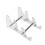 Clear Acrylic Mechanical Keyboard Stand with Ergonomic Typing Angle and Enhanced Stability 4