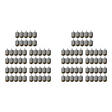 100 Pcs 130 Moteur Puissant Magnétique Brossé Électrique 25000 RPM Voitures Jouets Moteur Électrique, DIY Télécommande Jouet