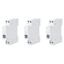 3X TUYA 63A 1P+N Zigbee Circuit Breaker with Metering Home Wireless Remote Control Life Alexa Home