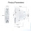 6X ATMS 1602Z   16A Din Rail 1P Remote Control Timing   Wireless  220V Timing 6
