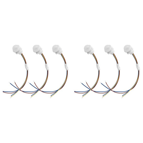 6 Packs Motion Sensor Light , PIR Sensor  Detection ,Ceiling or Wall Mount  Light