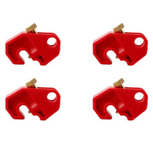 4X Circuit Breaker Lockout Device with Screw Circuit Safety Lock Universal Single and Multi Pole Breakers, Durable, Safe
