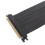 PCIE 3.0 X16 Riser Cable 60cm Flexible 90 Extender Card Black 8