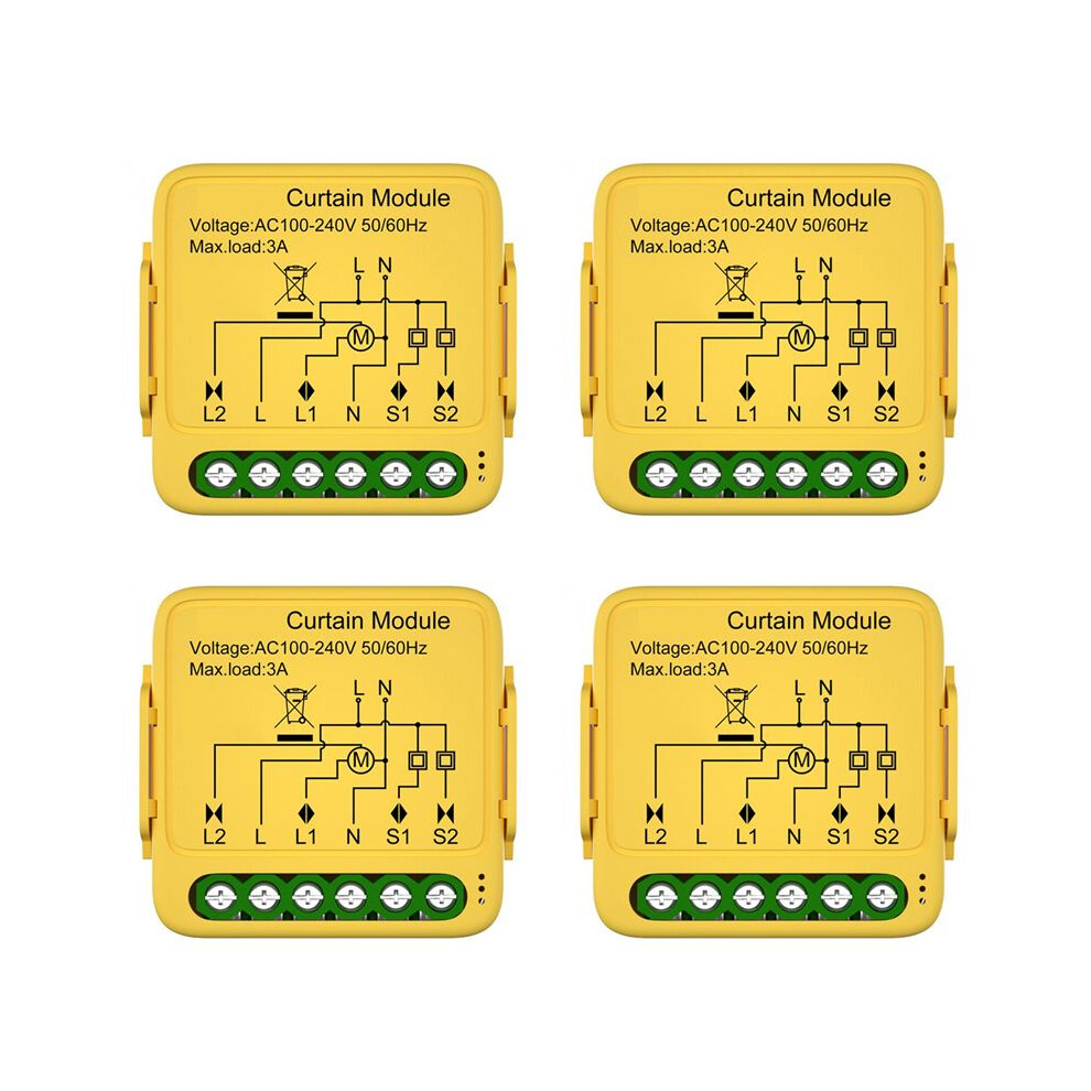 4X Tuya Zigbee Curtain Module Connected Roller Shutters Blind Motor Works With Alexa Googlehome 6031891322357