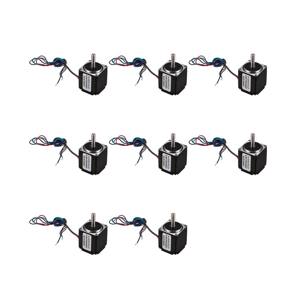 8X Nema 11 28 Hybrid Stepper Motor 1.8 Degree 2 Phase 4 Wires 32Mm Stepper Motor For Cnc Router 6031068279767