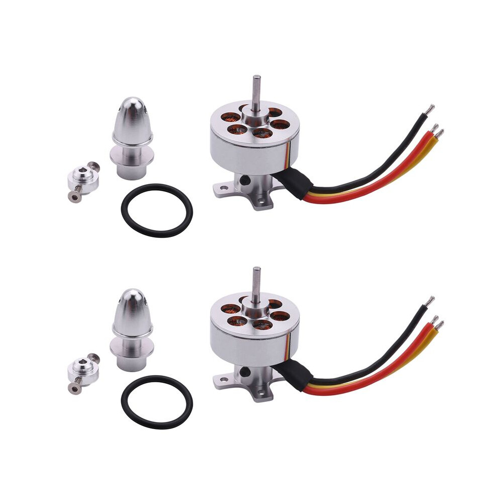 2X Miniature Brushless Motor 2211-1300Kv Suitable For Miniature Fixed-Wing Four-Axis Drone 4711076861858