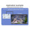 2X Tuya WiFi Temperatuursensor 2.4G WiFi Temperatuursensor   met 1M Temperatuursonde 8