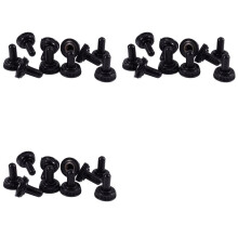 30 X Wasserdichte Kippschalter-Boot-Kappe, Schwarze Gummiabdeckung, 6 mm Durchmesser