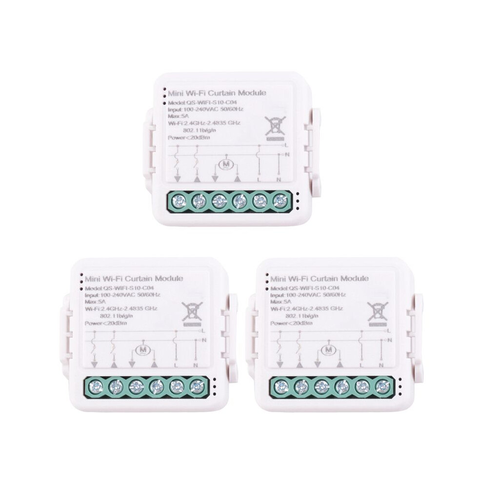 3X Tuya Wifi Curtain Module For Roller Shutter Electric Motor Life App Remote Control 6031011419813