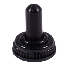 40 X Waterproof Toggle Boot Cap Black Rubber Cover 6mm Diameter