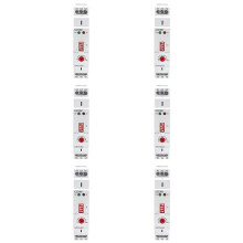 6X GEYA GRT8-EC 10A Dwufunkcyjny Przekaźnik Czasowy na Przekaźniku Opóźnienia lub Wyłączenia Przekaźnik Czasowy AC230V