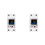 2X Din Rail Dual Display Adjustable over Voltage Current and Under Voltage Protective Device 1