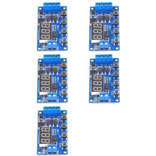 5X 12V 24V LED Light Digital Delay Timing Delay Relay Circuit Dual Mos Tube Control Board Module