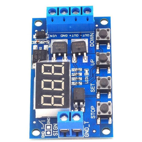 5X  12V 24V LED Light Digital  Delay Timing Delay Relay  Circuit Dual Mos Tube Control Board Module 1
