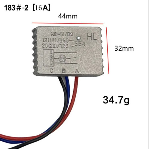 2X 230V to 16A  Retrofit Module Soft Startup Current Limiter Power Tools AC Power Soft Start Current,183 -2[16A] 2