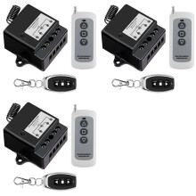 3X DC12V-24V Vooruit-Achteruitschakelaar, Lineaire Actuator met Afstandsbediening, 10A Stroom, 165 Ft Bereik, Lineaire Actuator met Afstandsbediening