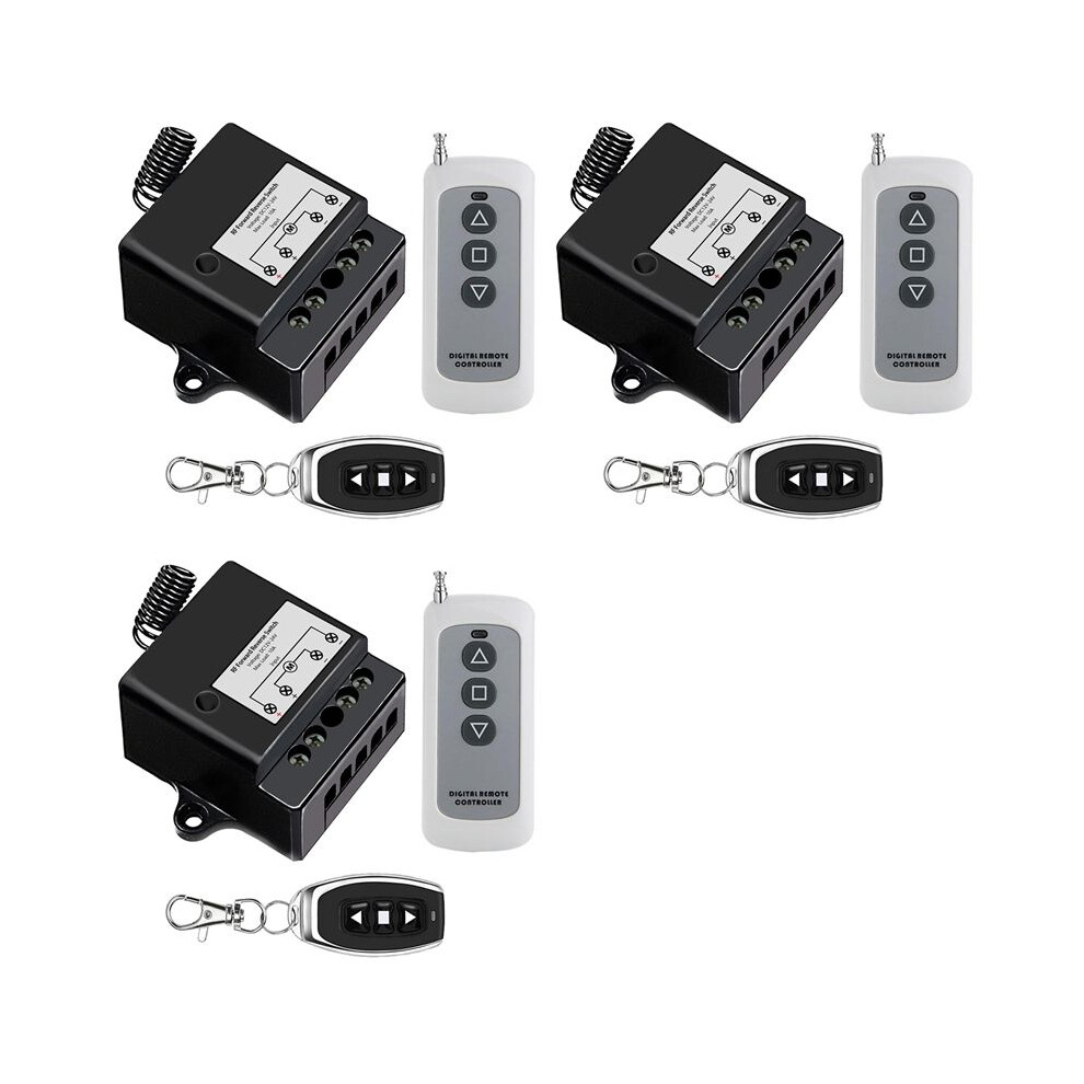 3X Dc12v-24V Forward Reverse Linear Actuator Remote Control,10A Current,165 Ft Range,Linear Actuator With Remote 6031612585207