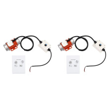 2X 60W DC24V Electric Vibration Motor with Speed Controller Brushless High-Speed Motor Alloy Concrete Vibrator 4000rpm