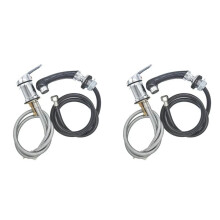 2X Hair Salon Shampoo Basin Sink Hot and Cold Water Pipe Handle Shower Hose Faucet Replacement Kit