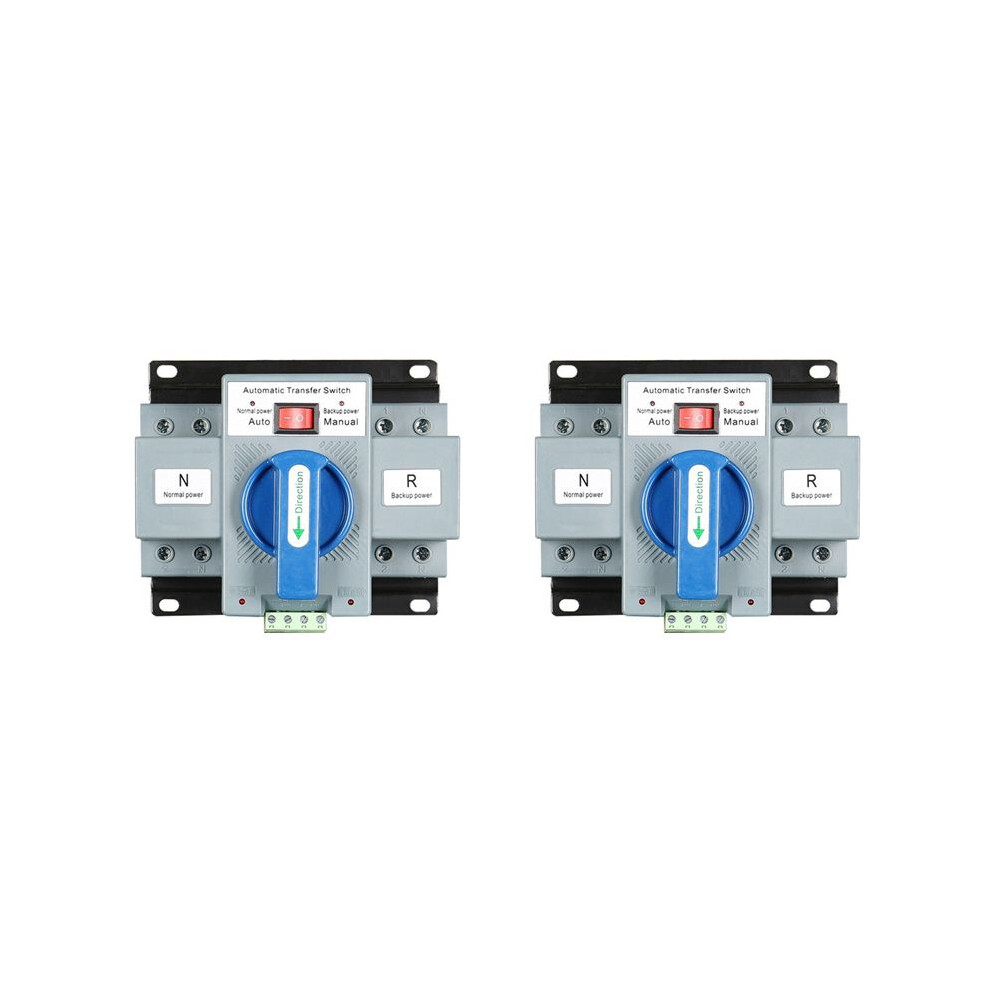 2X 2P 63A 230V Mcb Type Dual Power Automatic Transfer Ats Rated Voltage 230V Rated Frequency 50/60Hz 6033968568606