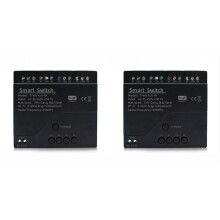 2X Tuya 4CH Wifi Relay Module Access Control APP RF Remote Control 433M Works with Alexa Home