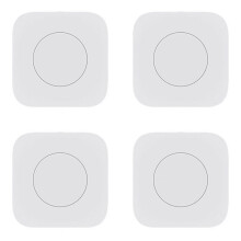 4X Tuya Zigbee Wireless ein-Tasten-Druckknopfsteuerung Szene Remote Controller Hausautomation