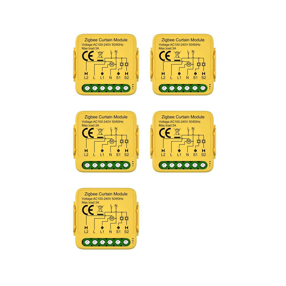 5X Tuya Zigbee Curtain Module Connected Roller Shutters Blind Motor Life App Works With Alexa 4713775855060