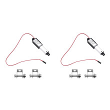 2X Micro-Type Lineaire Actuator, 1 Inch Slag, 60 N/13,5 Lb, Snelheid 15 mm/S  Elektrische Waterdichte Actuatormotor Lineaire Actuator 12V
