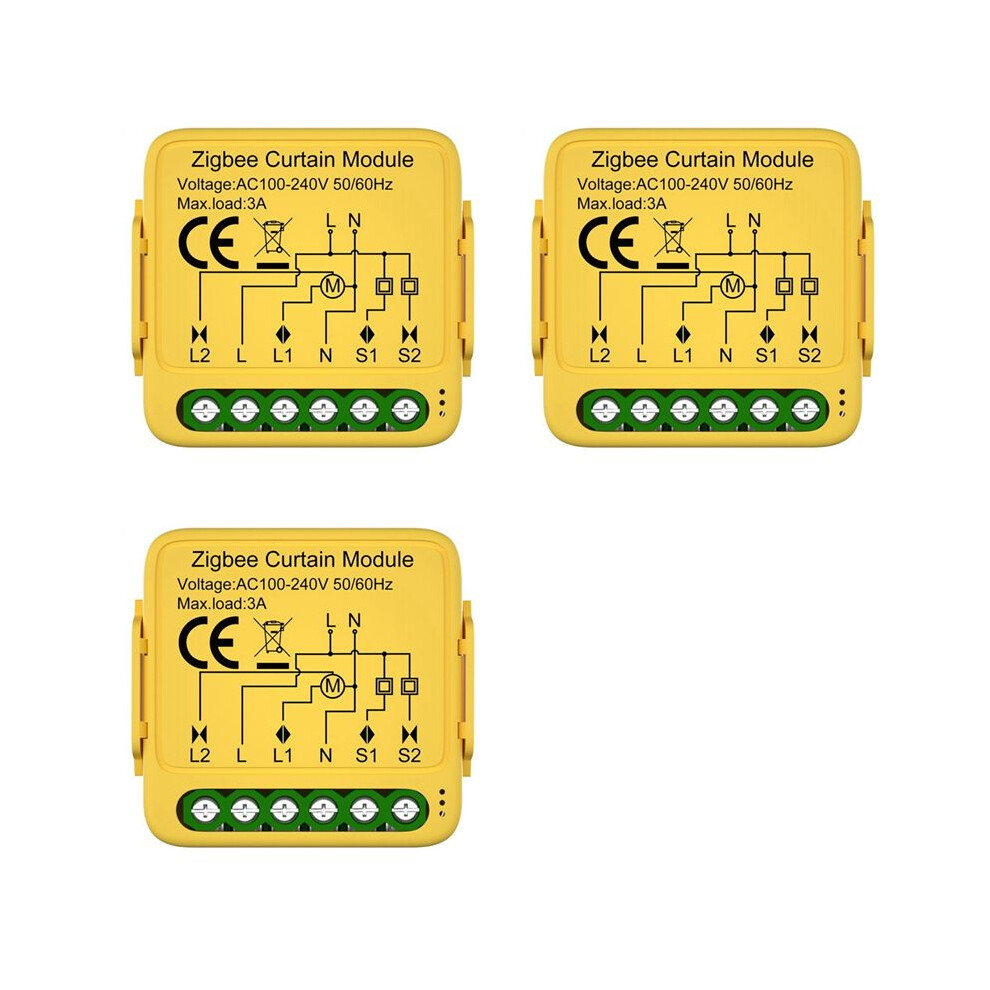 3X Tuya Zigbee Curtain Module Connected Roller Shutters Blind Motor Life App Works With Alexa 6033393009712